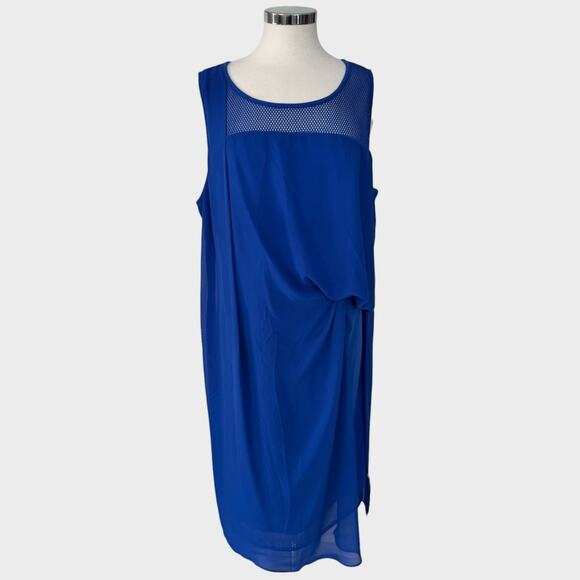Lane Bryant Womens Size 18/20 Royal Blue Sleeveless Dress Poly Spandex - Picture 2 of 9